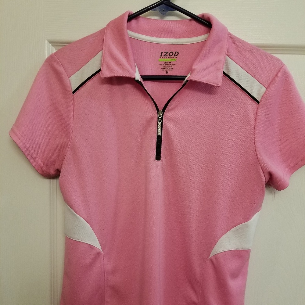 Pink IZOD Golf Shirt